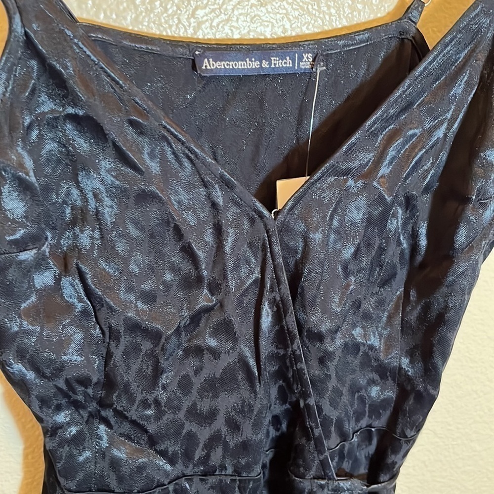 Nwt Abercrombie & Fitch Black Wrap Dress - Picture 6 of 15